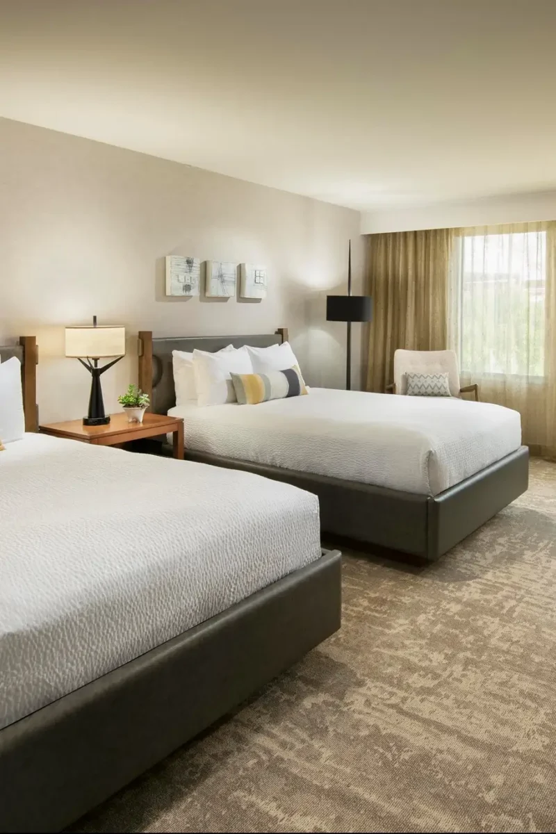 Guest room at Tempe Mission Palms.