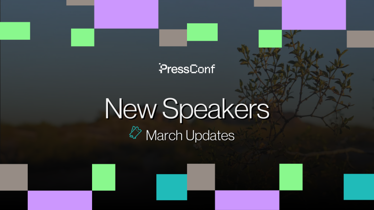 PressConf Speakers March